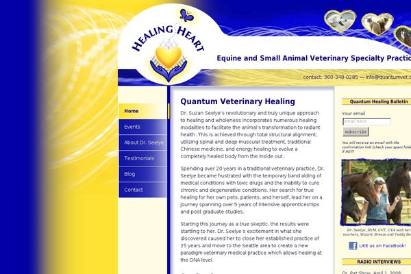 quantumvet.com site used Healingheart