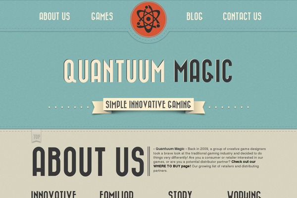 Retro theme site design template sample
