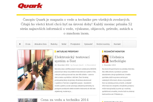 Quark theme site design template sample