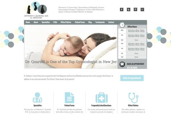 Doctor theme site design template sample