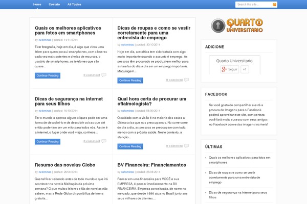 Smartblog theme site design template sample