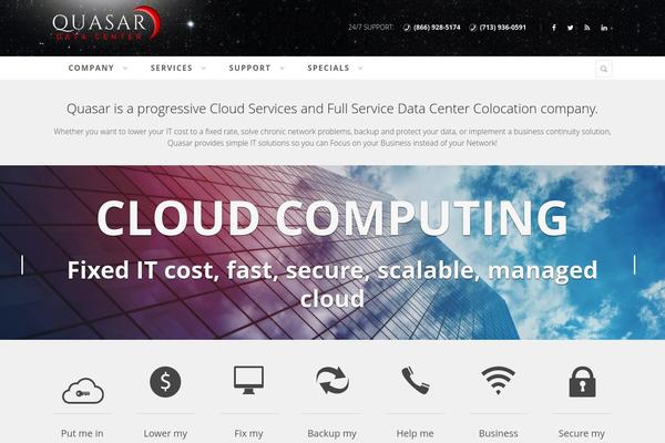 quasardata.com site used Quasar