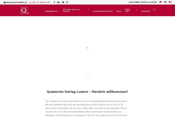 quaternio.ch site used Divi_child