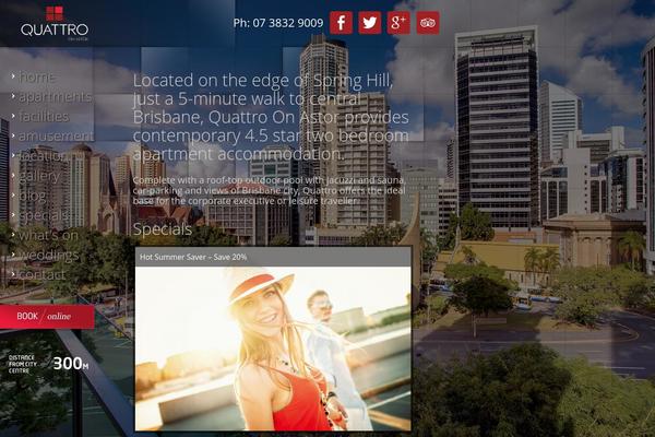 Quattro Child Theme theme site design template sample