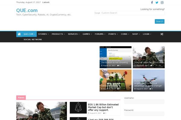 Colormag-pro theme site design template sample