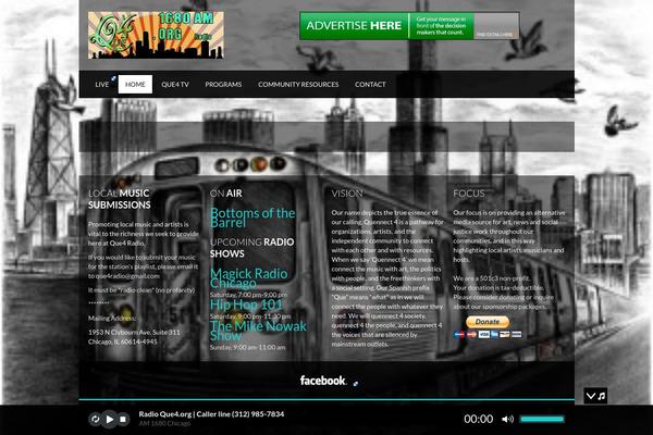Sky theme site design template sample