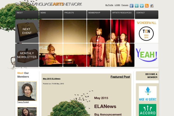 quebec-elan.org site used Ikebana