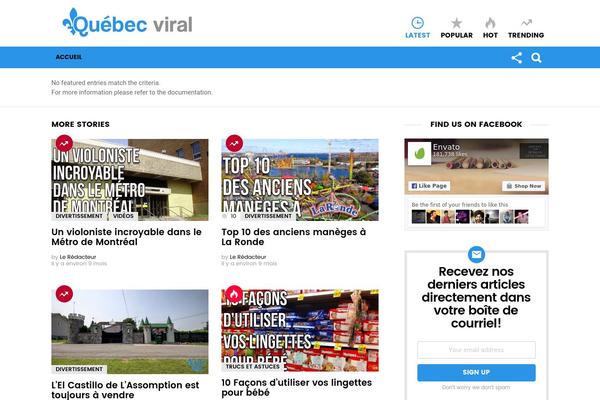 NewsMag theme site design template sample