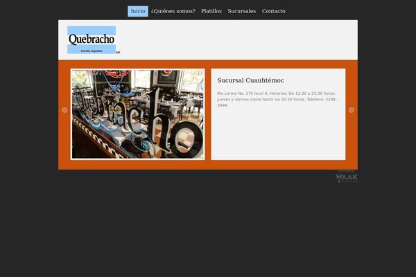 Postcard theme site design template sample