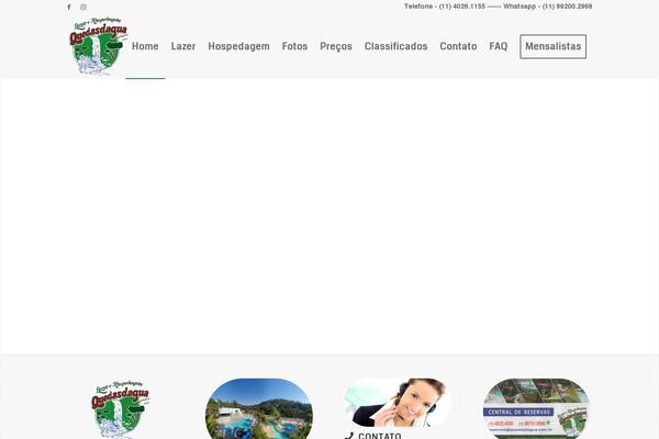Enfold theme site design template sample