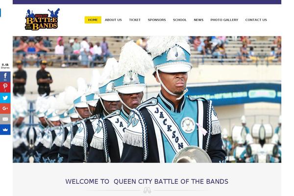 queencitybattleofthebands.com site used Qcbb