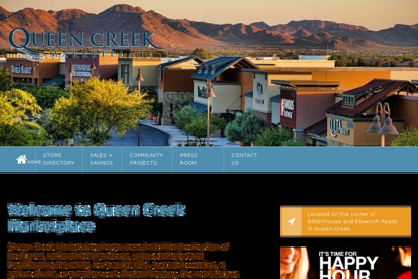 queencreekmarketplace.com site used Vestar-powercenters