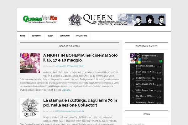 News Pro theme site design template sample