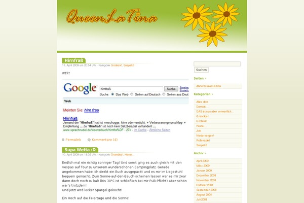 Almost Spring theme site design template sample
