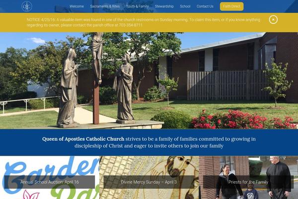 queenofapostles.org site used Lebenswelt4