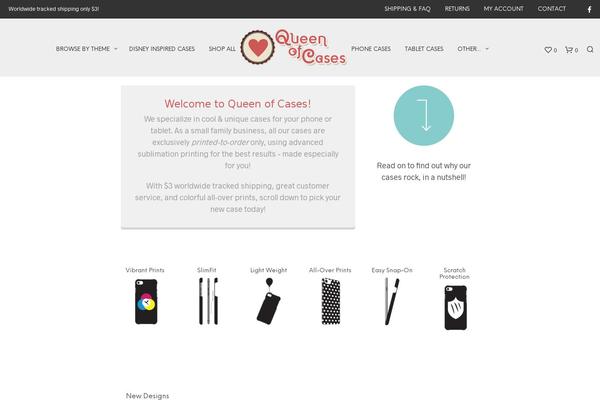 Shopkeeper Child theme site design template sample