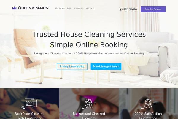 Salient theme site design template sample