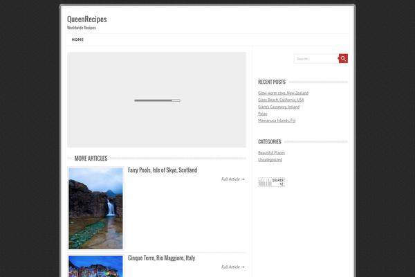 Leaf theme site design template sample