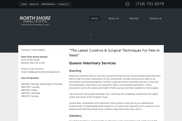 queens-animal-hospital.com site used Devb