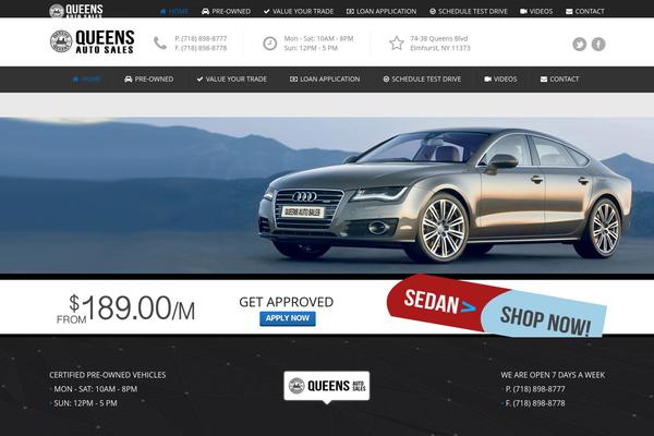 Opus theme site design template sample