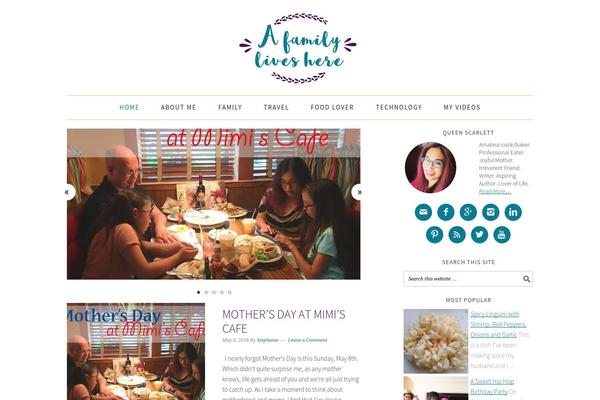 Foodie Pro theme site design template sample
