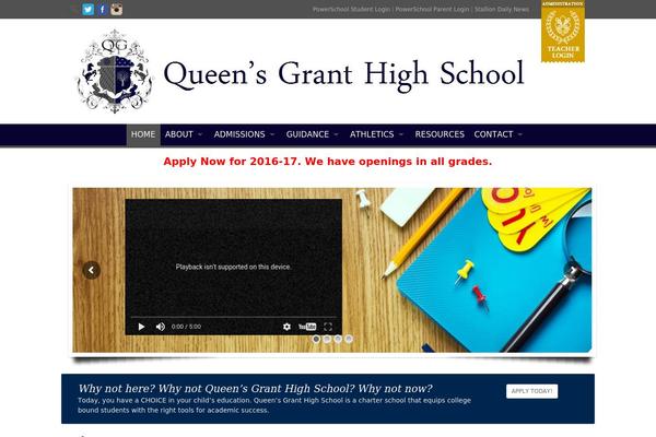 Campus theme site design template sample