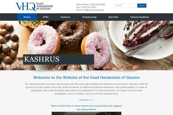 queensvaad.org site used Vhq