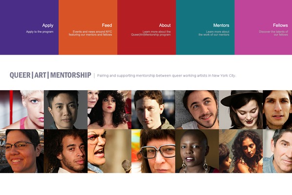 queerartmentorship.org site used Fullscreen