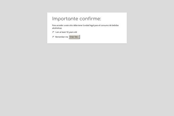Site using Age Verify plugin
