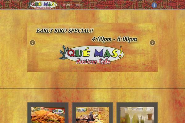 Parallax theme site design template sample