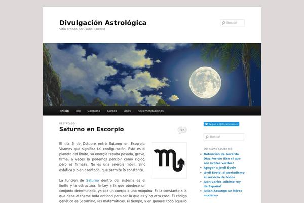 Twenty Eleven theme site design template sample