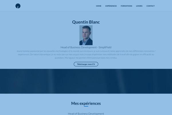 OneEngine theme site design template sample