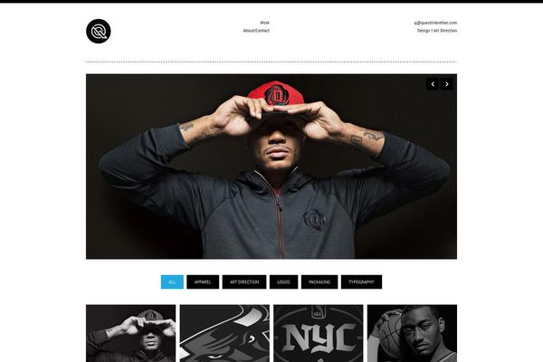 Vision theme site design template sample