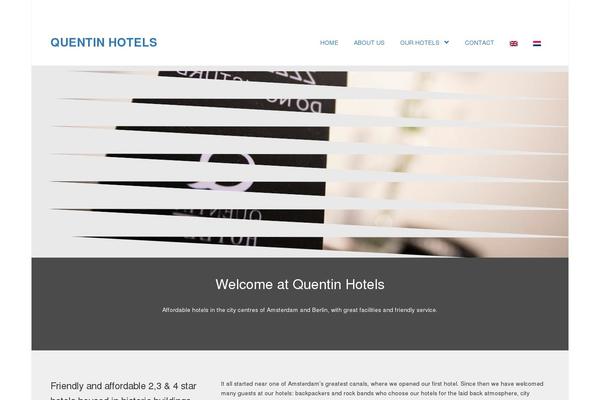 The Company theme site design template sample