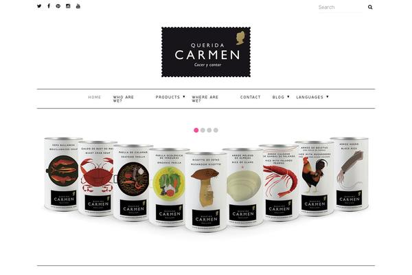 Samantha theme site design template sample