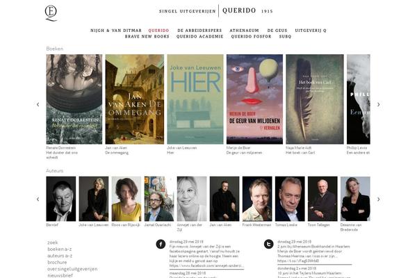 querido.nl site used Singeltheme