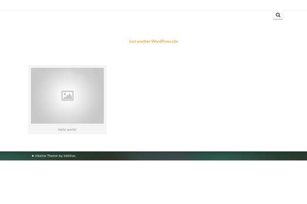 Inkzine theme site design template sample