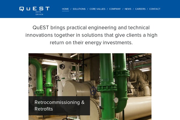 Quest theme site design template sample