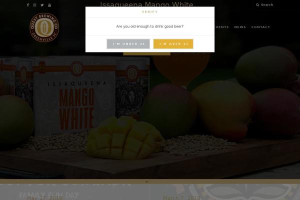 Quest theme site design template sample