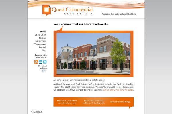 Quest theme site design template sample