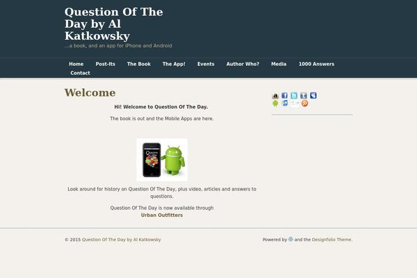 Designfolio theme site design template sample