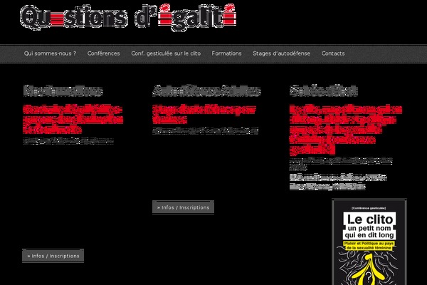 questionsdegalite.org site used Questions