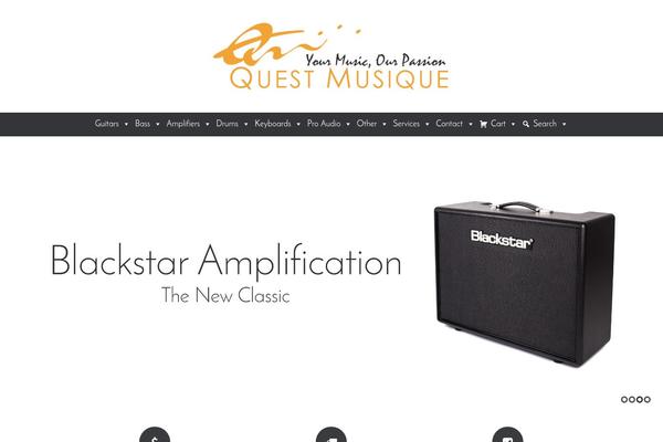 questmusicstore.com site used Kale