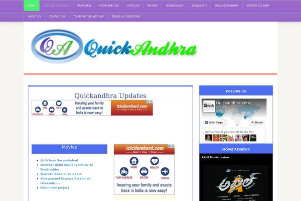 iMag Mag theme site design template sample