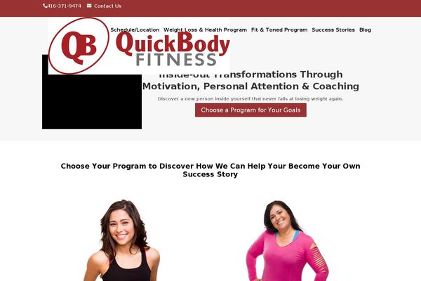 Divi Child theme site design template sample