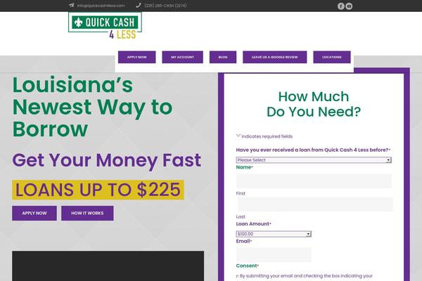 quickcash4less.com site used Payday-loans
