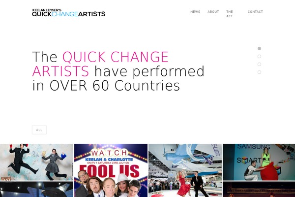 quickchangeartists.com site used GridStack