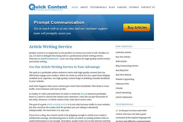 Site using Cool Contact Form plugin