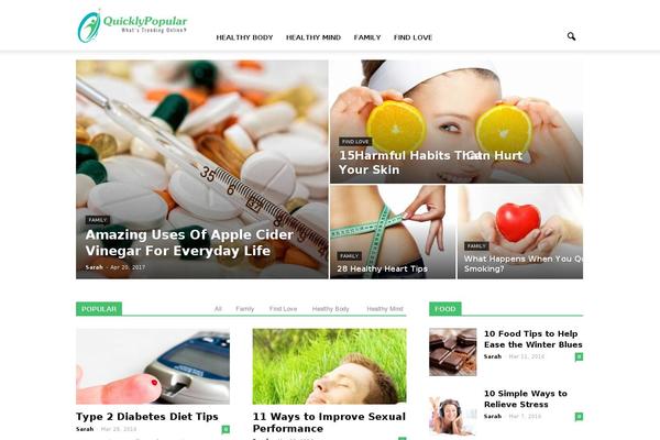 Newspaper Child theme site design template sample