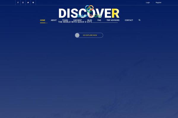 Exploore theme site design template sample